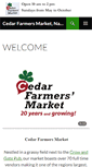 Mobile Screenshot of cedarfarmersmarket.org
